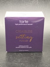 Tarte Creaseless Translucent Loose Setting Powder & Puff Full Size 0.24 oz