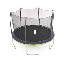 Skywalker 13' Round Trampoline With Enclosure, Multicolor Springpad