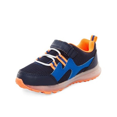 Simple Joys by Carter's Girls Anka Light-Up Sneaker, Navy