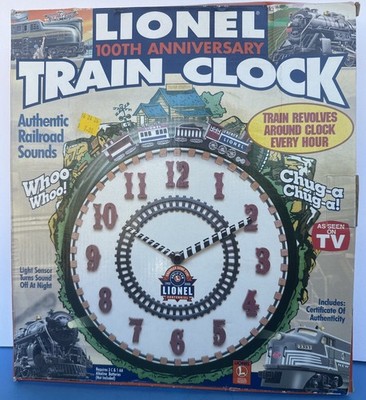 Lionel 100th Anniversary Train Clock (7183) for sale online | eBay UK