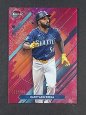 2025 Topps Finest RANDY AROZARENA 78/200 Magenta Rare Seattle Mariners #238