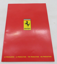 1983 FERRARI PRODUCTION FACTORY Vintage Auto Brochure automobile reference