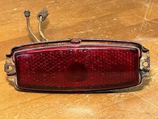 Vintage Glass Tail Red Light Assembly 1941 - 1948 Chevy Passenger Car Original Vintage Glass Tail Red Light Assembly 1941 - 1948 Chevy Passenger Car Original