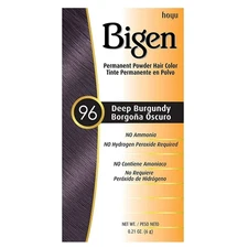 Bigen Permanent Powder Hair Color #96 Deep Burgundy, 0.21 oz