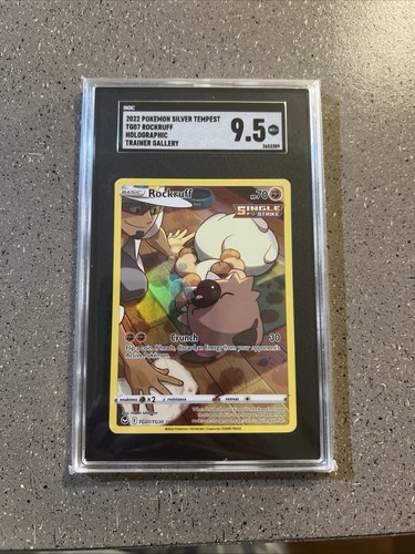 Rockruff graded CGC 10 for sale on eBay