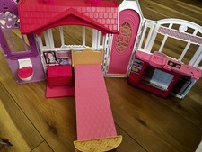 2014 Barbie Glam Getaway Fold N' Go Portable House Dollhouse Mattel