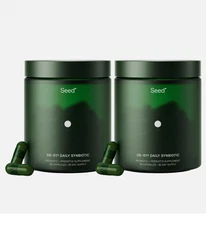 2Pcs Seed DS-01 DAILY SYNBIOTIC PREBIOTIC AND PROBIOTIC-60 CAPSULES