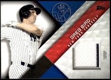 2018 Topps #MLM-GB Greg Bird Major League Material Relics (Series 2) Jersey E5
