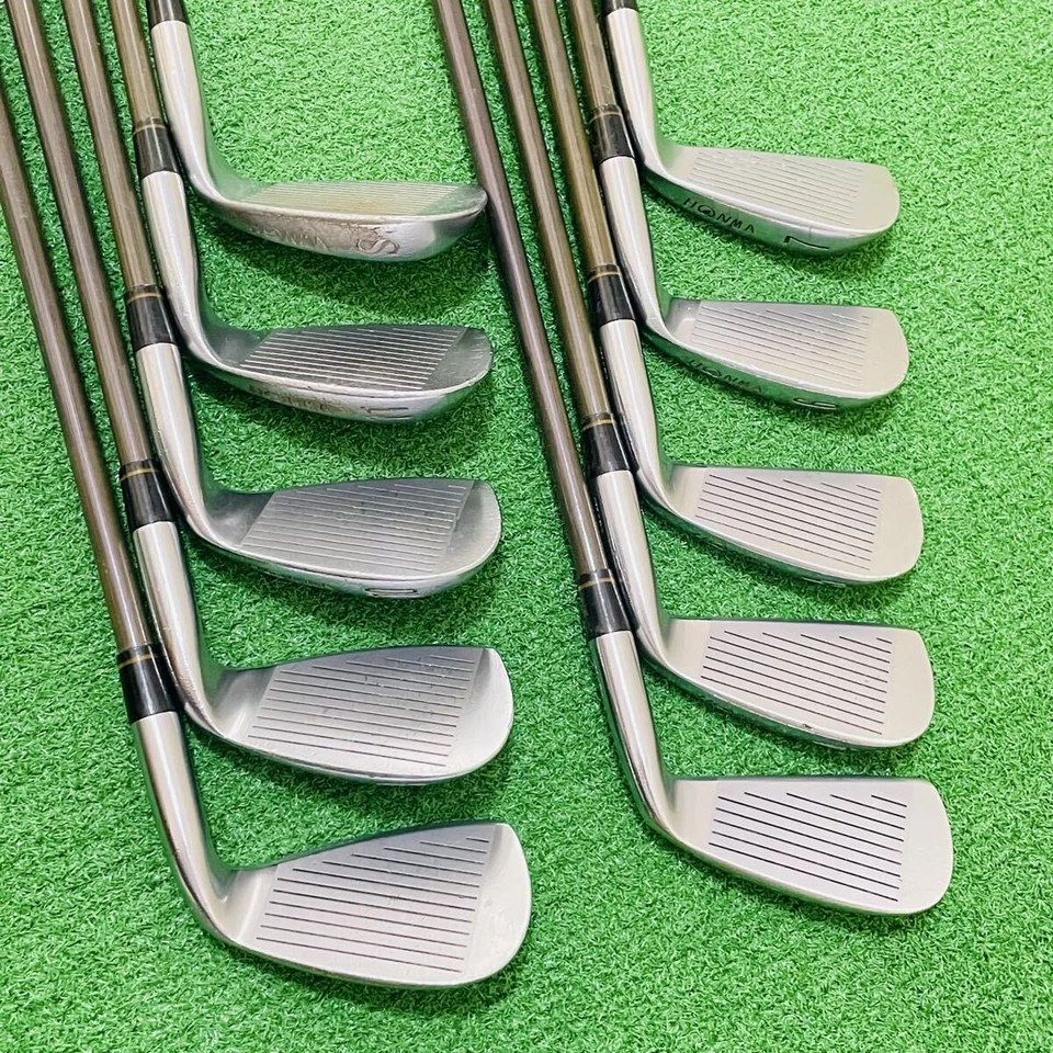 HONMA LH Iron Set LB-606 3-11,S Graphite Shaft Flex R1 Left Handed STORE - Image 4 of 4