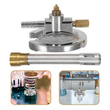  Lab Torch Burner: Gas Burner - Flame Stabilizer Needle Valve - For Laboratory
