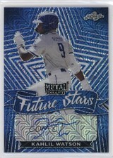 2021 Leaf Metal Draft Future Stars Blue Mojo 7/10 Kahlil Watson Auto 0q21