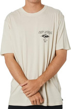 Camiseta RIP CURL FADE OUT ICON Para Hombre S/S - Trébol Lavado - Mediana - Nueva Con Etiquetas