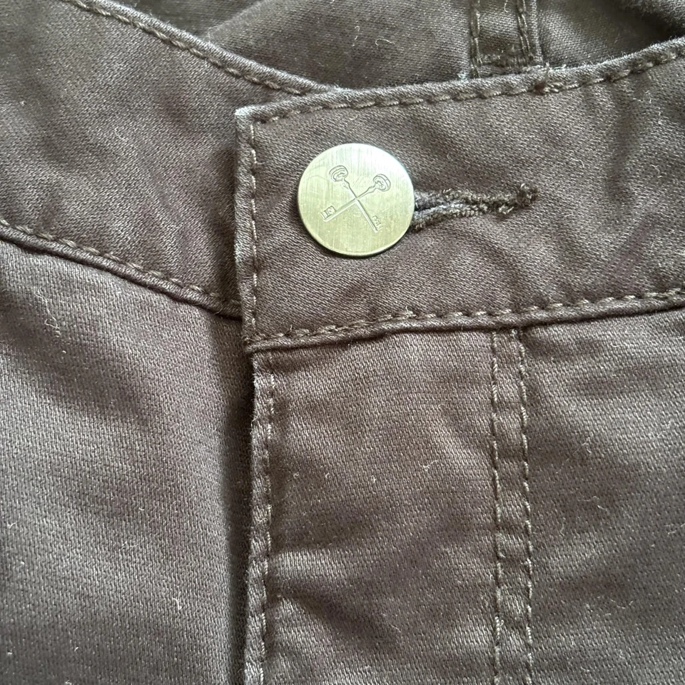 Pantalones Christopher Blue para mujer 6 negros Sophia tiro medio ajustados elásticos informales Foto 3 de 4