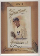 2014 Topps Allen & Ginter's Framed Silk Mini 5/10 Ivan Nova #346 s5j