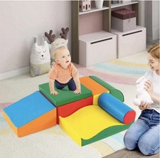 Toddler Soft Climbing Blocks   Indoor Play 7 Piece Set