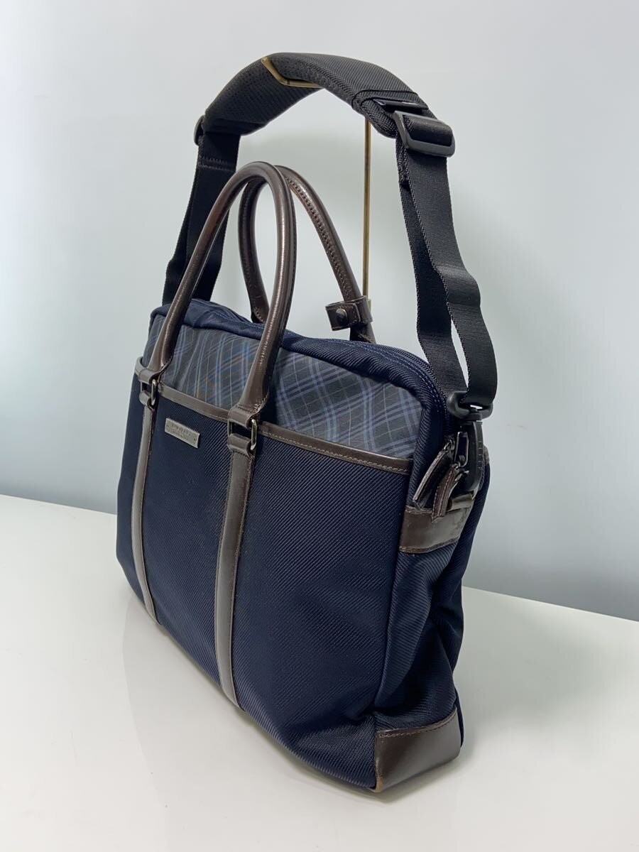 BURBERRY BLACK LABEL Business Bag Tote Bag Canvas Navy | eBay
