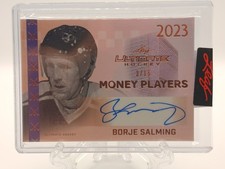 2023 Leaf Ultimate Hockey BORJE SALMING Money Players Auto 3/15 Sealed - Leafs 