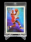 1990/91 NBA Hoops MICHAEL JORDAN ART CARD TEAM CHECKLIST CHICAGO BULLS🔥GOAT🔥