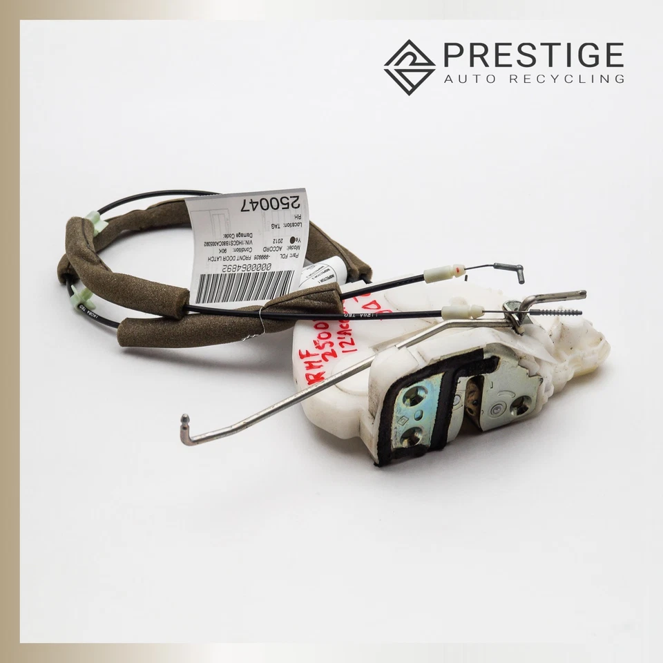 08-2012 Honda Accord Cpe cerradura puerta pestillo actuador delantero derecho 72110-TE0-A12 OEM Foto 4 de 4