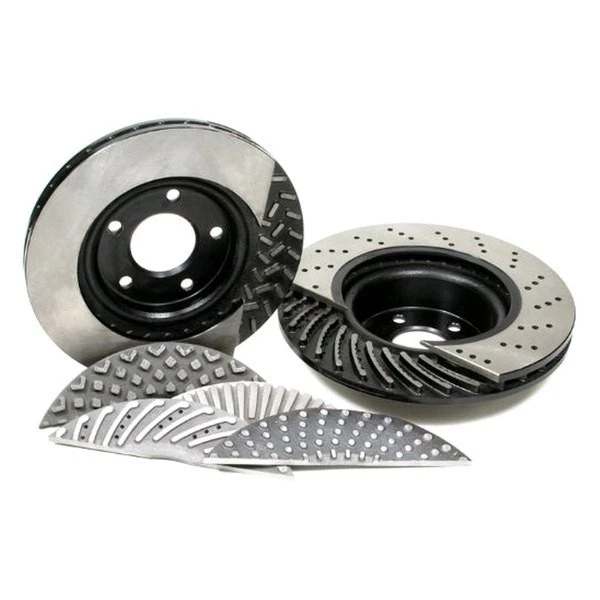 For Mercedes-Benz SLC43 AMG 17 C-Tek Standard Drilled Vented Front Brake Rotor Foto 4 de 4