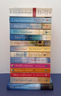 Lot of 16 ~ Hardcover & Trade Paperback Books ~ Elin Hilderbrand ~ Great Variety