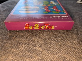 Burgertime for Intellivision CIB/Complete W/Overlays - Tested & Working!