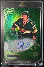 Marco Rossi 2022 Skybox Metal Universe Rookie Auto #158 Green FX /10 - MINNESOTA
