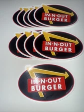 In N Out Burger Sticker Bumper Sticker Skateboard Sticker NEW 2024 Lot 10