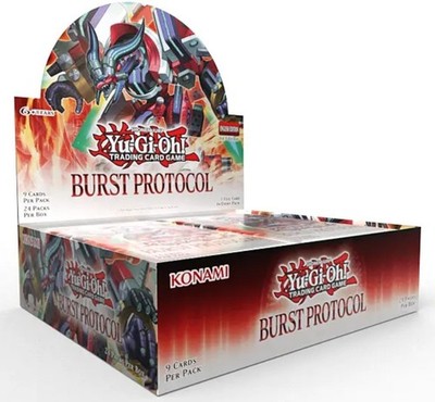 YuGiOh Burst Protocol Display 24 Boosters NEW/ENGLISH