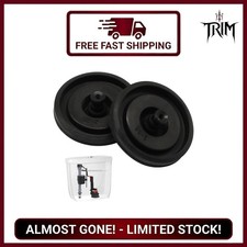 2 Pcs Black Toilet Fill Valve Seal