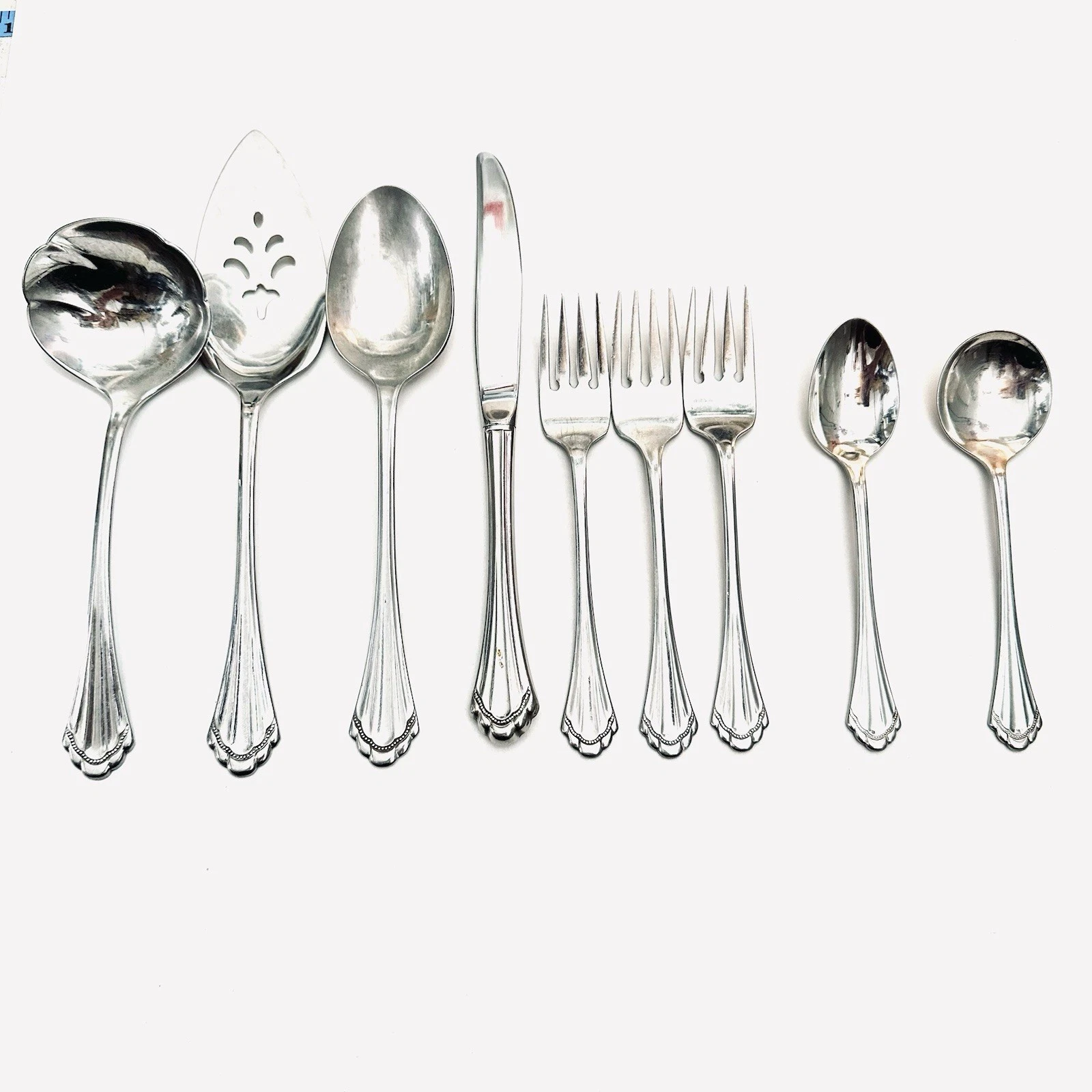 Oneida MARQUETTE Community Cube Stainless Glossy Silverware Flatware lot