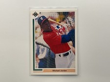 Michael Jordan 1991 Upper Deck SP Rookie Card # SP1 White Sox. rookie card picture