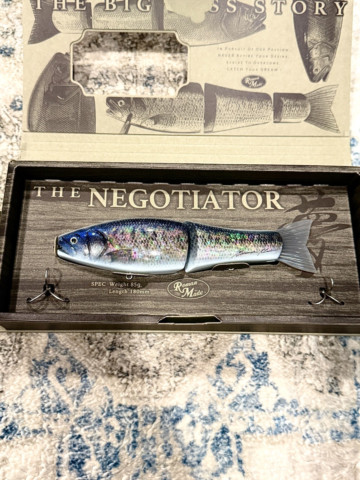 Roman Made Negotiator Awabi Swimbait Glide Bait Big Bass Fishing Lure Japan - Image 2