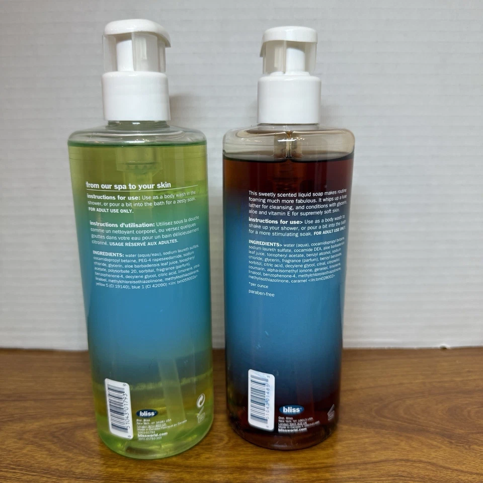 BLISS VAINILLA BERGAMOTA Y SALVIA LIMÓN ESPUMA JABÓN GEL DE BAÑO + BAÑO BURBUJEANTE Set Foto 3 de 3