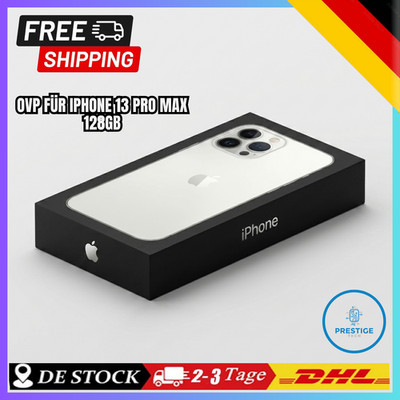 iPhone 13 Pro Max Verpackung Leerbox Box Karton Weiß 128GB White