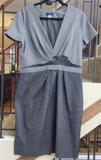 J Crew SZ ?12 Dress Charcoal Prince of Wales Plaid Business, Classic See Desc