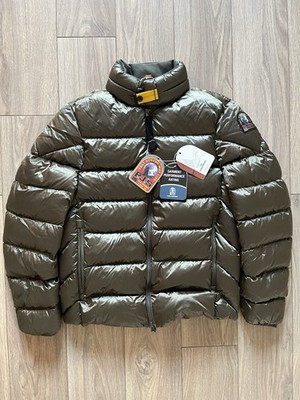 Parajumpers Dillon Daunenjacke   Herren UK Small   grün 540 £ UVP NEU MIT ETIKETT