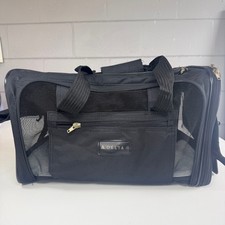 Sherpa Delta Airline Approved Travel Pet Carrier Medium Black -Under Seat Travel