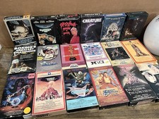 Bundle Lot Of 18 Betamax Tapes Creature Bloodbath Transylvania Untested