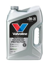 Valvoline Advanced Full Synthetic SAE 0W-20 Motor Oil 5 QT 5 QT, Gold 32.90 per gallon