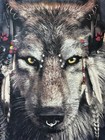 The Mountain Large T-shirt Wolf Manimals Graphic By David Penfound Short Sleeve — photo 3
