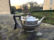 Teiera Inghilterra antica edizione argento stile liberty edoardiano Queen Anne EPBM