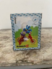 Ancien Schtroumpf Publicitaire Philips – Batterie Smurf – Figurine Schleich Années 80