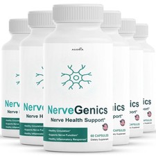  6 Pack NerveGenics Pills, NerveGenics Advanced Formula Pills for Nerve Health