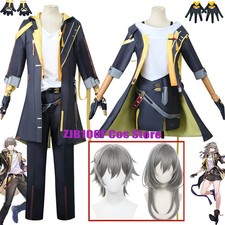 Honkai Star Rail Stelle Caelus Cosplay Costume with Wig for Men Women