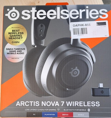 Steelseries Arctis Nova 7 Wireless Gaming Headset für PC, MAC, PS4 &5 B-Ware