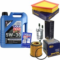 Inspektionskit Filter Liqui Moly ÖL 5L 5W-30 FüR Skoda Fabia Ii 542 1.2 12V 545