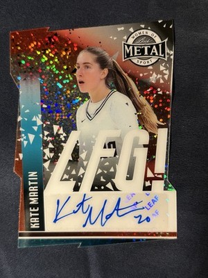 1/1 Kate Martin Autograph Card LFG Dye Cut Leaf metal 2025 1/1 one of one auto