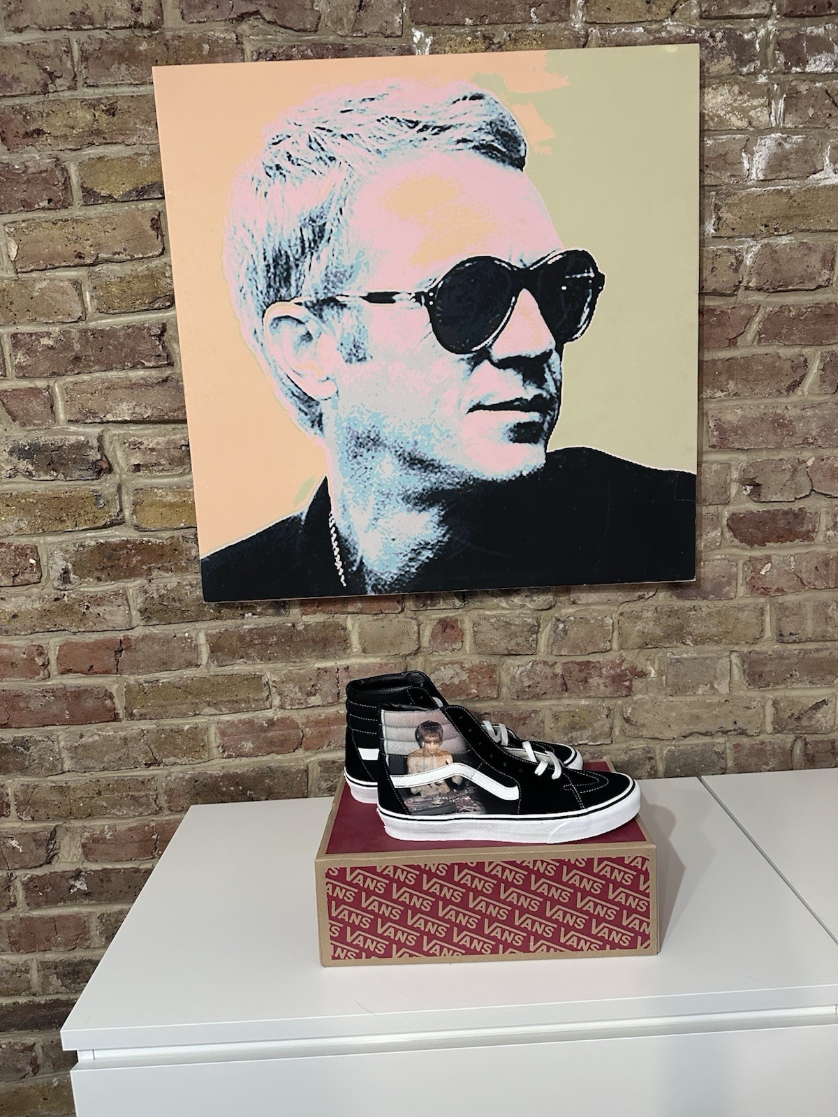 Rare Supreme x Vans Sk8-Hi Pro 'Bruce Lee' Black Graphic Sneakers Men's Size uK9 image 5