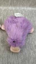 Mauve Ganz Teeny Google Mini 5" Bean Plush Duck 1999 Vintage